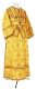 Subdeacon vestments - Old-Greek rayon brocade S3 (yellow-claret-gold), Economy design