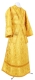 Subdeacon vestments - Febroniya rayon brocade S3 (yellow-gold), Standard design