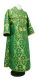 Subdeacon vestments - Korona rayon brocade S3 (green-gold), Standard design