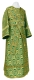 Subdeacon vestments - Floral Cross rayon brocade S3 (green-gold), Standard design
