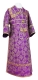 Subdeacon vestments - Altaj rayon brocade S3 (violet-gold), Standard design