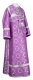 Subdeacon vestments - Vasilia rayon brocade S3 (violet-silver), Standard design