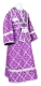 Subdeacon vestments - Ostrozh rayon brocade S3 (violet-silver) (back), Economy design