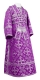 Subdeacon vestments - Soloun rayon brocade S3 (violet-silver), Standard design
