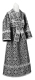 Subdeacon vestments - Dormition rayon brocade S3 (black-silver), Standard design