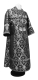 Subdeacon vestments - Korona rayon brocade S3 (black-silver), Standard design