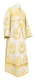 Subdeacon vestments - Nativity Star rayon brocade S3 (white-gold), Standard design