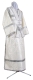 Subdeacon vestments - rayon brocade S3 (white-silver)