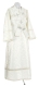 Subdeacon vestments - Venets rayon brocade S3 (white-silver), Standard design