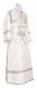 Subdeacon vestments - Solovki rayon brocade S3 (white-silver), Standard design