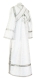 Subdeacon vestments - Catherine rayon brocade S3 (white-gold) (back), Economy design