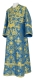 Subdeacon vestments - Pskov rayon brocade S4 (blue-gold), Standard design