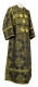 Subdeacon vestments - Pochaev rayon brocade S4 (black-gold), Standard design