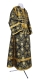 Subdeacon vestments - rayon brocade S4 (black-gold)