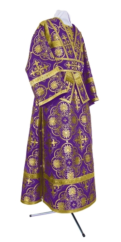 Subdeacon vestments - rayon brocade S4 (violet-gold)