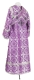 Subdeacon vestments - Zlatoust rayon brocade S4 (violet-silver) back, Economy design