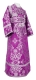 Subdeacon vestments - Sloutsk rayon brocade S4 (violet-silver), Standard design