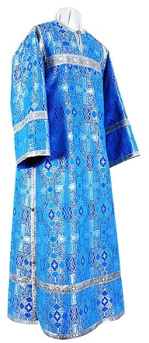 Clergy stikharion - metallic brocade B (blue-silver)