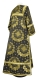 Clergy stikharion - Nativity Star metallic brocade B (black-gold) back, Standard design