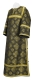 Clergy sticharion - Resurrection metallic brocade B (black-gold), Premium design