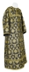 Clergy sticharion - Loza metallic brocade B (black-gold), Standard design