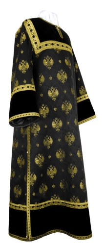 Clergy stikharion - metallic brocade B (black-gold)