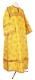 Clergy sticharion - Jerusalem Cross metallic brocade B (yellow-claret-gold), Standard design