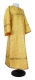 Clergy sticharion - Old-Greek metallic brocade B (yellow-gold), Economy design