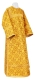 Clergy sticharion - Murom metallic brocade B (yellow-gold), Standard cross design