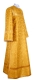 Clergy sticharion - Ostrozh metallic brocade B (yellow-gold), Standard design