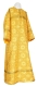 Clergy sticharion - Myra Lycea metallic brocade B (yellow-gold), Economy design