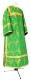 Clergy sticharion - Vinograd metallic brocade B (green-gold), Economy design