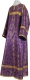 Clergy stikharion - metallic brocade B (violet-gold)