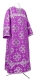 Clergy sticharion - Kostroma metallic brocade B (violet-silver), Standard design