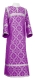 Clergy stikharion - Nicholaev metallic brocade B (violet-silver), Economy design