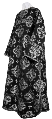 Clergy stikharion - metallic brocade B (black-silver)