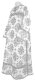 Clergy sticharion - Kostroma metallic brocade B (white-silver), Standard design