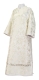 Clergy sticharion - Thebroniya metallic brocade B (white-silver), Standard design