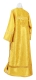 Clergy sticharion - Rus' metallic brocade BG1 (yellow-gold) (back), Standard design