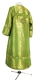 Clergy sticharion - Milette metallic brocade BG1 (green-gold) (back), Standard design