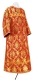 Clergy sticharion - Royal Crown metallic brocade BG1 (red-gold), Standard design