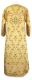 Clergy sticharion - Repka metallic brocade BG2 (yellow-claret-gold) (back), Standard design