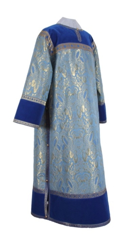 Clergy stikharion - metallic brocade BG3 (blue-gold)