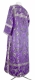 Clergy sticharion - Samariya metallic brocade BG3 (violet-silver) (back), Standard cross design