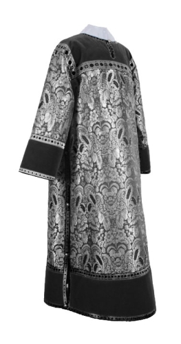 Clergy stikharion - metallic brocade BG3 (black-silver)