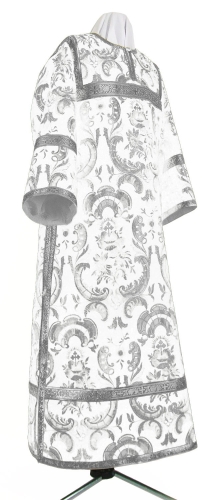 Clergy stikharion - metallic brocade BG3 (white-silver)