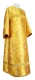 Clergy sticharion - Kerkyra metallic brocade BG6 (yellow-gold), Standard design