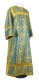Clergy stikharion - rayon brocade S2 (blue-gold)