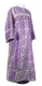 Clergy stikharion - rayon brocade S2 (violet-silver)
