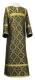 Clergy stikharion - Nicholaev rayon brocade S3 (black-gold), Economy design